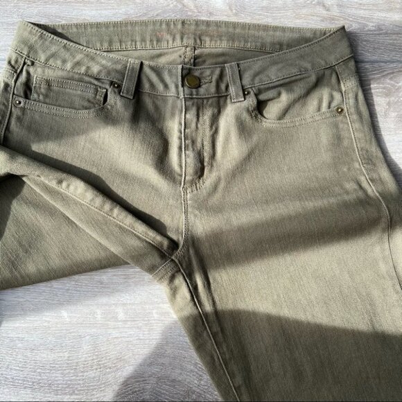 Michael Kors Olive Green Skinny Jeans - Picture 5 of 14